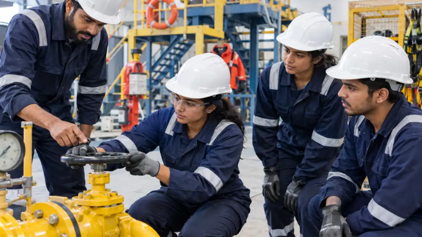 Offshore Jobs training and safety practice in Kerala