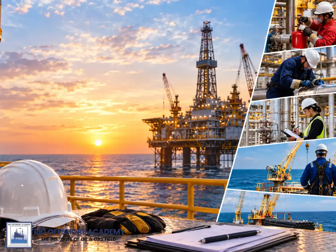 Oil and gas job opportunities on an offshore platform